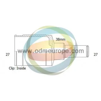 Embout de cardan avant (kit de réparation) ODM-MULTIPARTS 14-146071