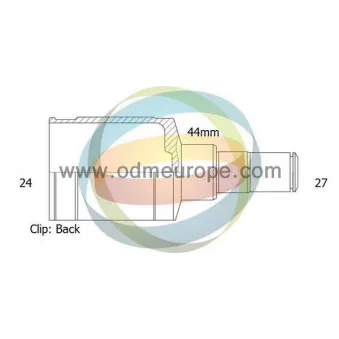 Embout de cardan avant (kit de réparation) ODM-MULTIPARTS 14-346060