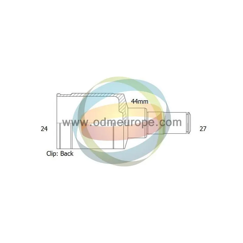 Embout de cardan avant (kit de réparation) ODM-MULTIPARTS 14-346060