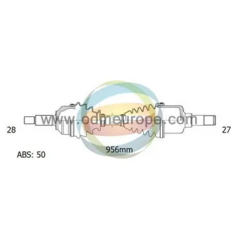 Arbre de transmission ODM-MULTIPARTS 18-041031