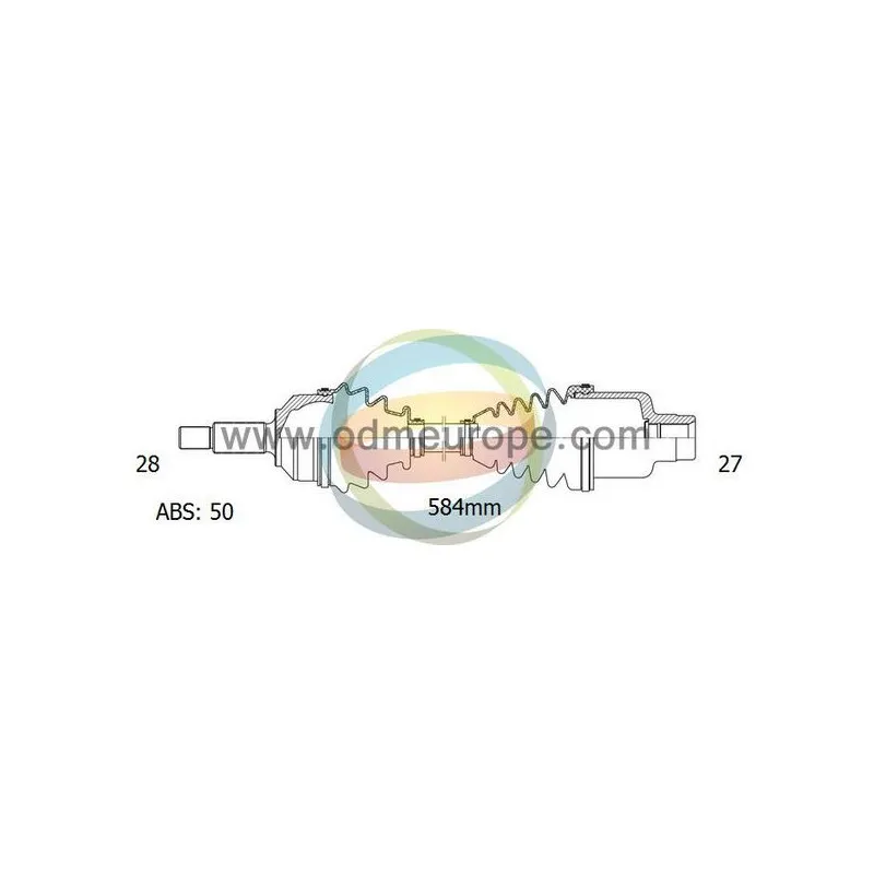 Arbre de transmission ODM-MULTIPARTS 18-041431