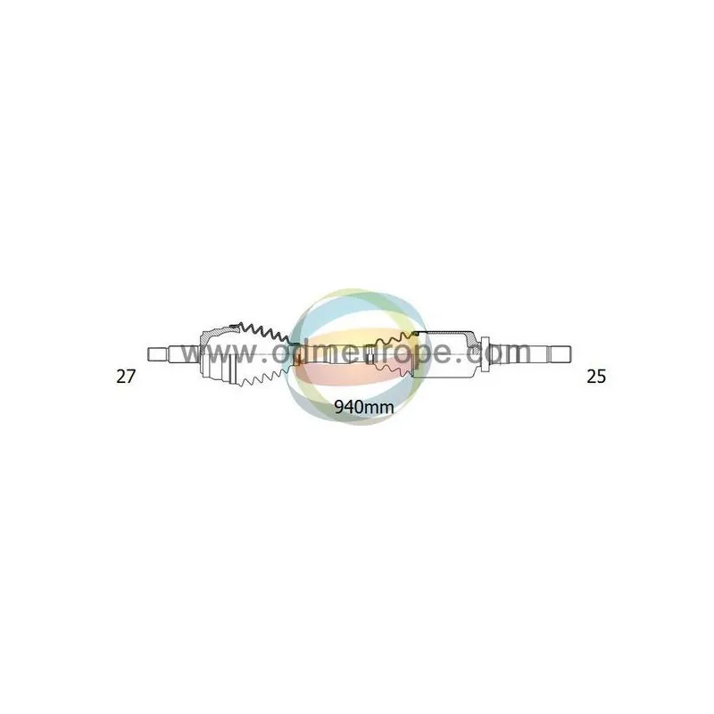 Arbre de transmission ODM-MULTIPARTS 18-062040