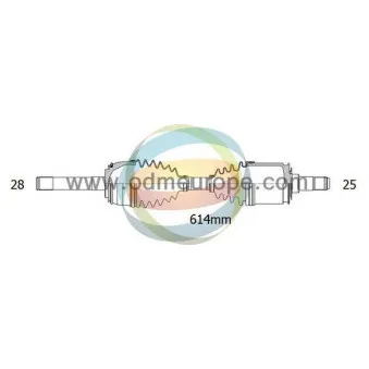 Arbre de transmission ODM-MULTIPARTS 18-081850