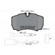 Jeu de 4 plaquettes de frein arrière TEXTAR 2912307 - Visuel 1