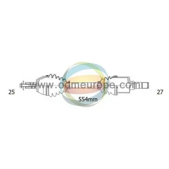 Arbre de transmission ODM-MULTIPARTS 18-141120