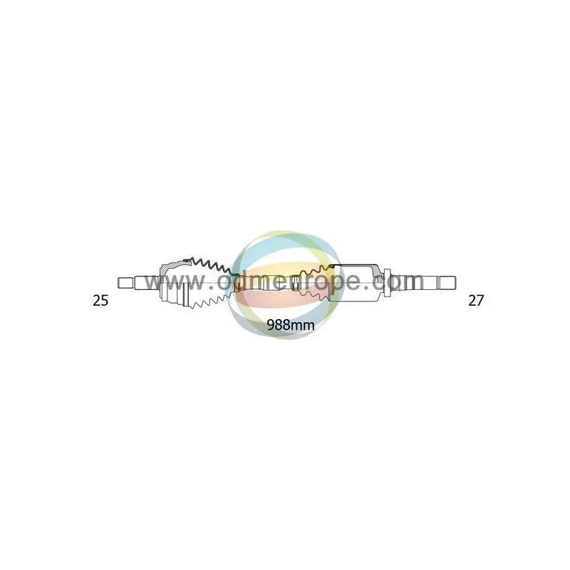 Arbre de transmission ODM-MULTIPARTS 18-142080