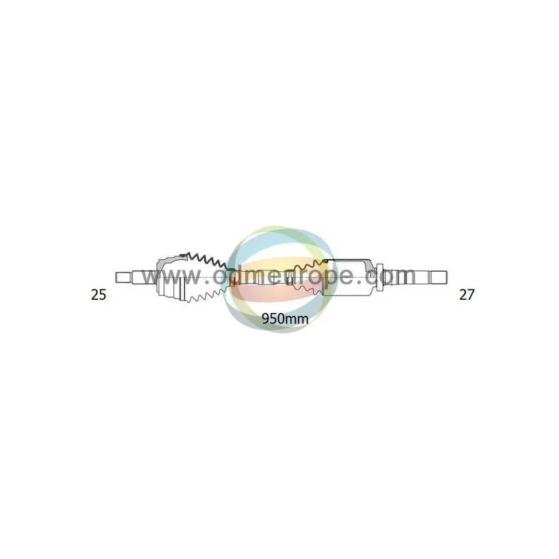 Arbre de transmission ODM-MULTIPARTS 18-142100