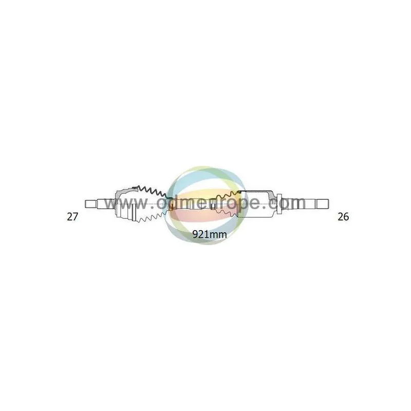 Arbre de transmission ODM-MULTIPARTS 18-142170