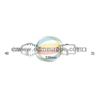 Arbre de transmission ODM-MULTIPARTS 18-151360