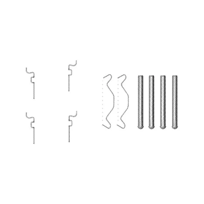 Kit d'accessoires, plaquette de frein à disque TEXTAR 82072500