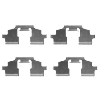 Kit d'accessoires, plaquette de frein à disque TEXTAR 82506900