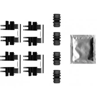 Kit d'accessoires, plaquette de frein à disque TEXTAR 82550800
