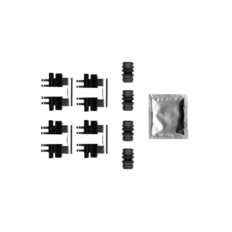 Kit d'accessoires, plaquette de frein à disque TEXTAR 82550800