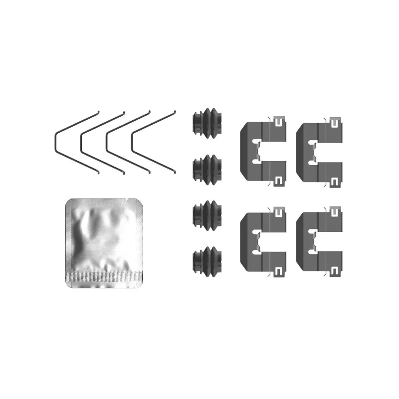Kit d'accessoires, plaquette de frein à disque TEXTAR 82553200