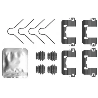 Kit d'accessoires, plaquette de frein à disque TEXTAR 82553700
