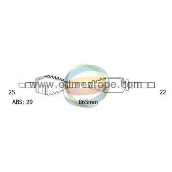 Arbre de transmission ODM-MULTIPARTS 18-162051