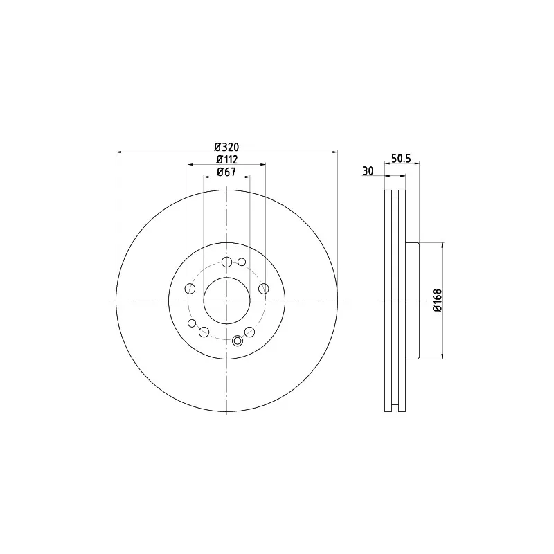 Disque de frein avant droit TEXTAR 92064100