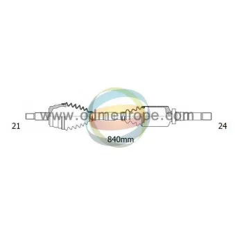 Arbre de transmission ODM-MULTIPARTS 18-162460