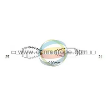 Arbre de transmission ODM-MULTIPARTS 18-162730