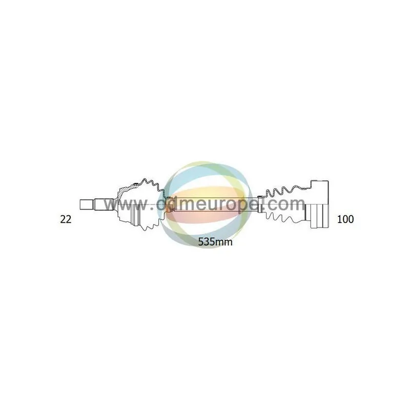 Arbre de transmission ODM-MULTIPARTS 18-211300