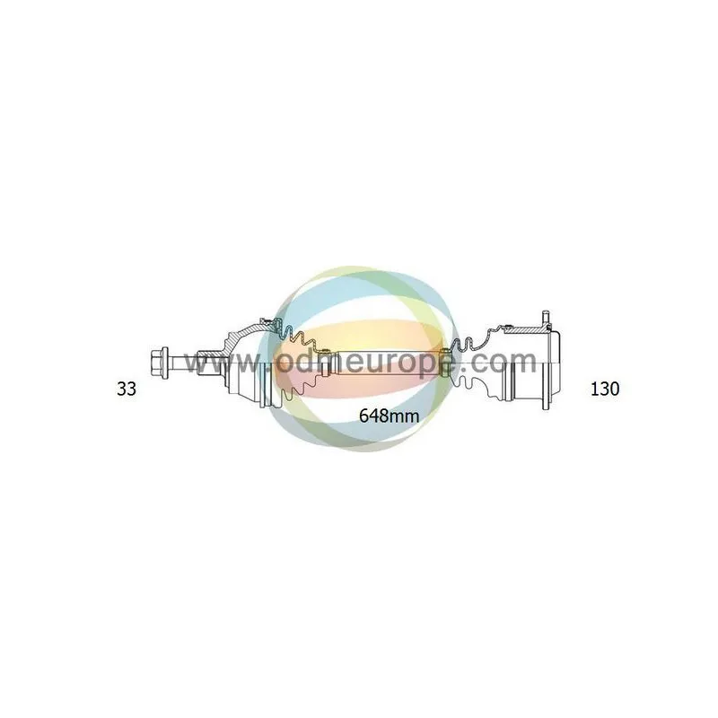 Arbre de transmission ODM-MULTIPARTS 18-212640