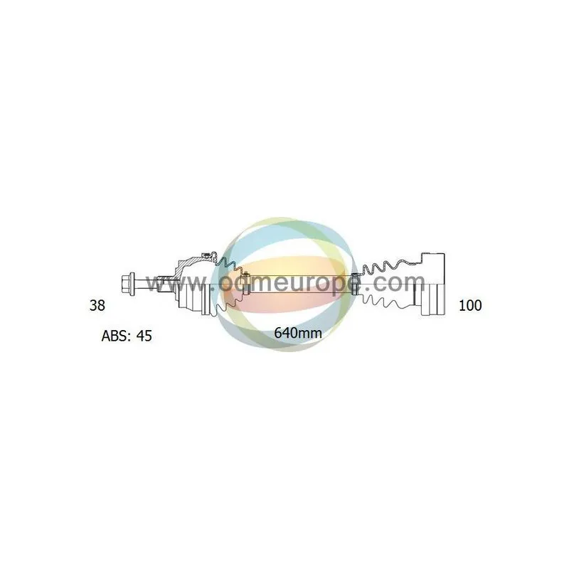 Arbre de transmission ODM-MULTIPARTS 18-212761