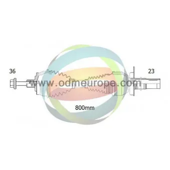 Arbre de transmission ODM-MULTIPARTS 18-212840