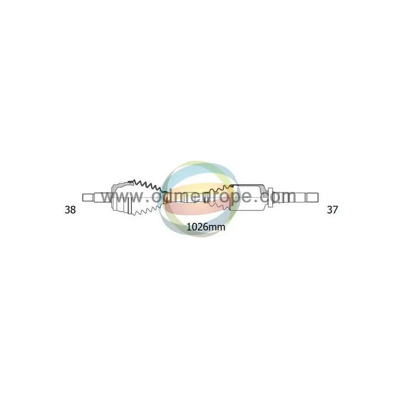 Arbre de transmission ODM-MULTIPARTS 18-212850