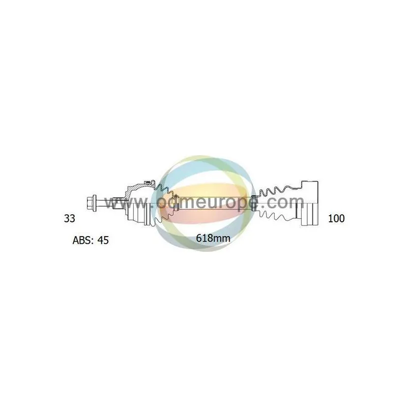 Arbre de transmission ODM-MULTIPARTS 18-213231