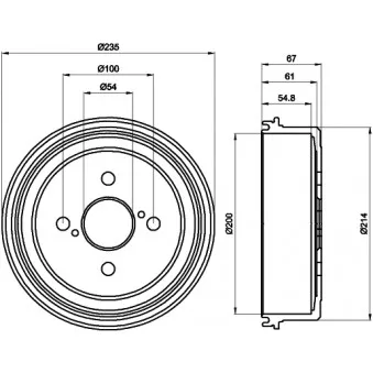 Tambour de frein TEXTAR