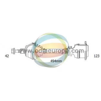 Arbre de transmission ODM-MULTIPARTS 18-213270