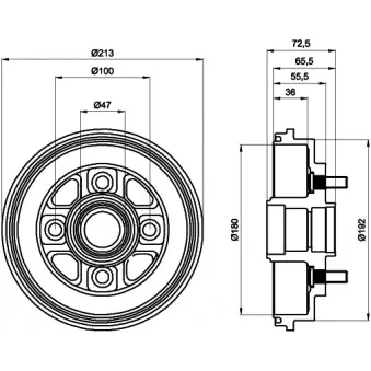 Tambour de frein TEXTAR