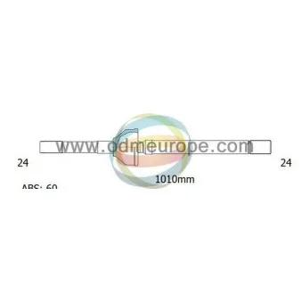 Arbre de transmission ODM-MULTIPARTS 18-271371