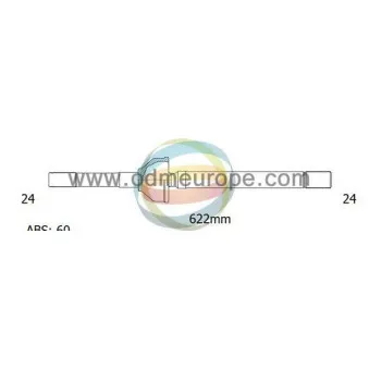 Arbre de transmission ODM-MULTIPARTS 18-272371