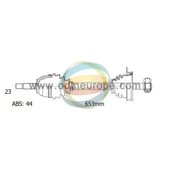 Arbre de transmission ODM-MULTIPARTS 18-291121