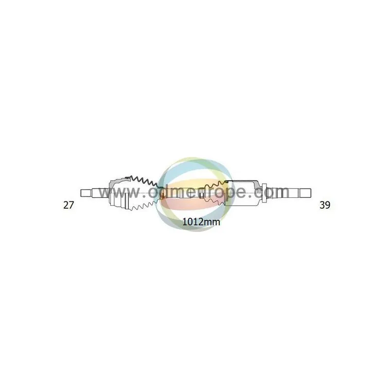 Arbre de transmission ODM-MULTIPARTS 18-292400