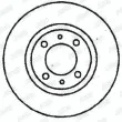 Jeu de 2 disques de frein avant JURID 561326JC - Visuel 2