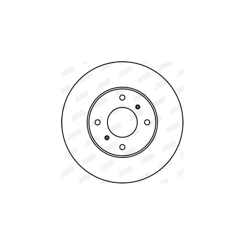 Jeu de 2 disques de frein avant JURID 562232JC