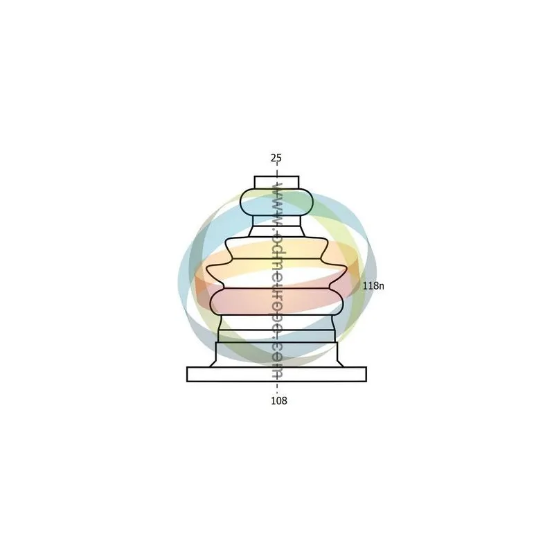 Soufflets de cardan avant ODM-MULTIPARTS 21-990264