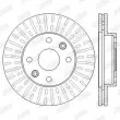 Jeu de 2 disques de frein avant JURID 562556JC - Visuel 2