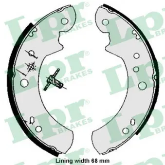 Jeu de mâchoires de frein LPR 05060
