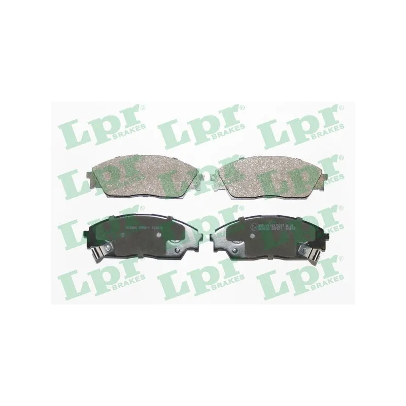 Jeu de 4 plaquettes de frein avant LPR 05P071