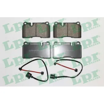 Jeu de 4 plaquettes de frein avant LPR 05P1376A