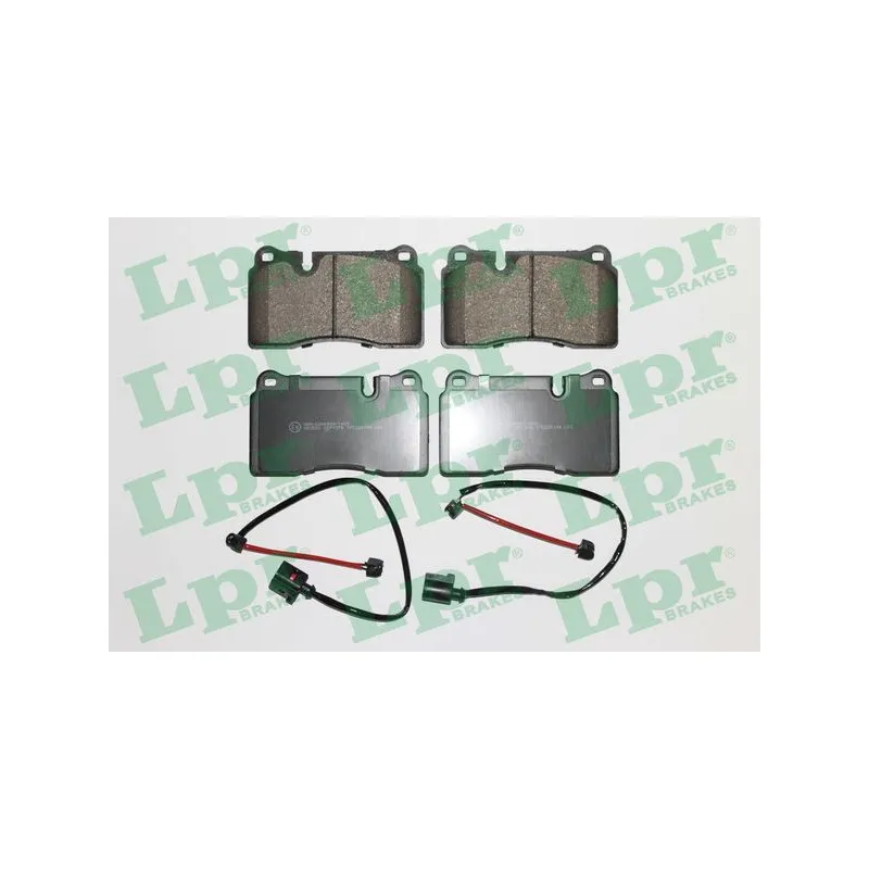 Jeu de 4 plaquettes de frein avant LPR 05P1376A