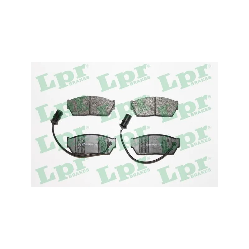 Jeu de 4 plaquettes de frein avant LPR 05P308