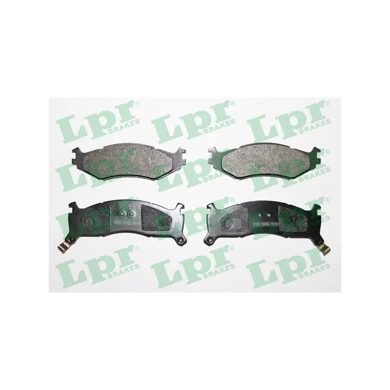 Jeu de 4 plaquettes de frein avant LPR 05P455