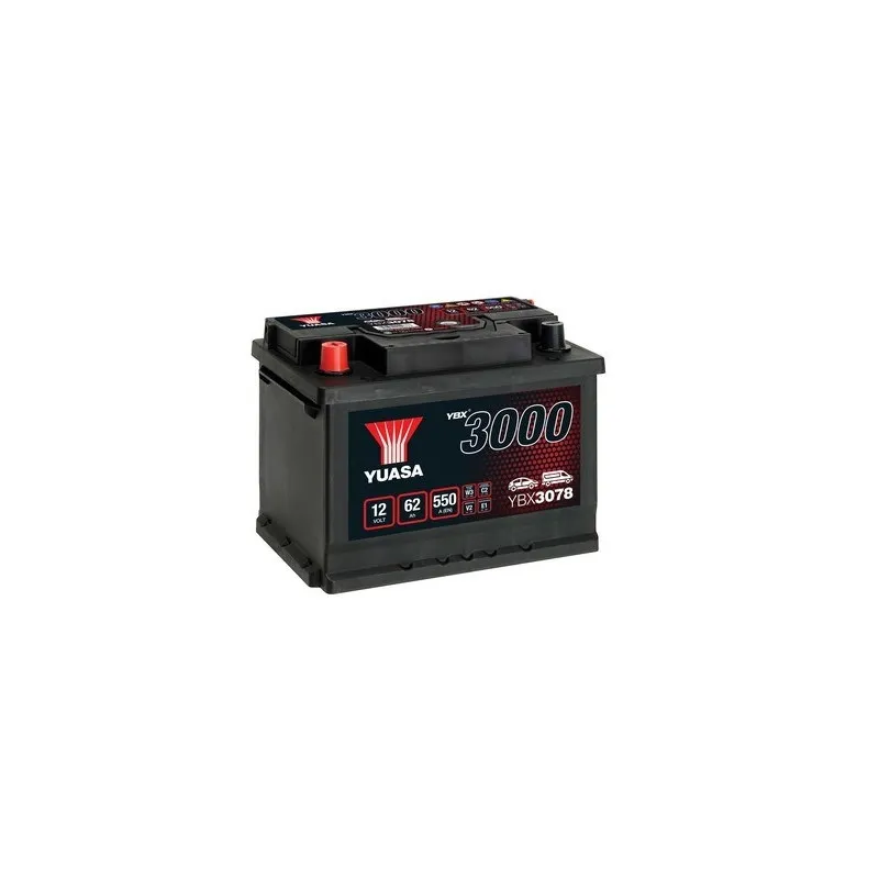 Batterie de démarrage YUASA YBX3078