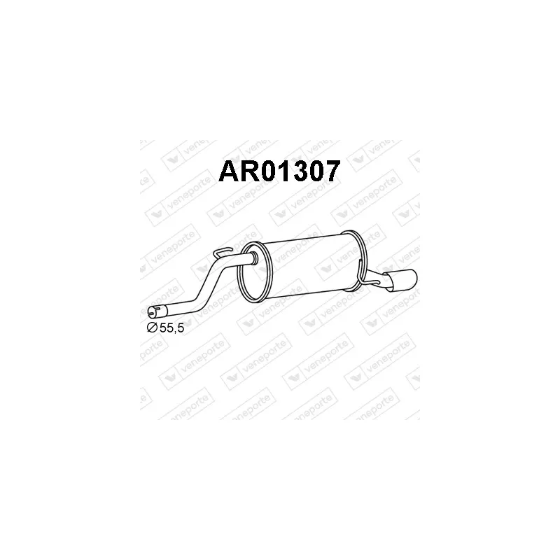 Silencieux arrière VENEPORTE AR01307