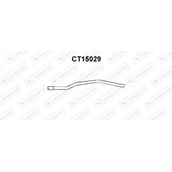 Tuyau d'échappement VENEPORTE CT15029