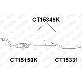 Catalyseur VENEPORTE CT15349K